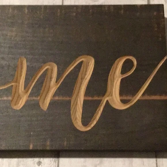 Rustic Wood Home Sign - Picture 3 of 4